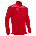 Tiber 1/4 Zip Top RED/WHT XXL Stilren treningsgenser - Unisex