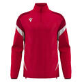 Hollow 1/4 zip RED/WHT S Treningstopp - Unisex